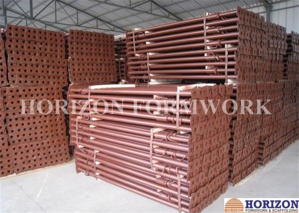 Painted Scaffolding Steel Prop , Q235 Light Duty Props With Handle Nut