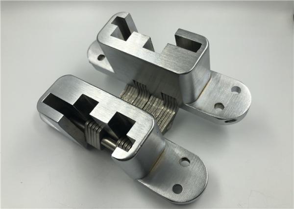 Concealed SOSS Self Closing Hinge , Zinc Secret Bookcase Door Hinges