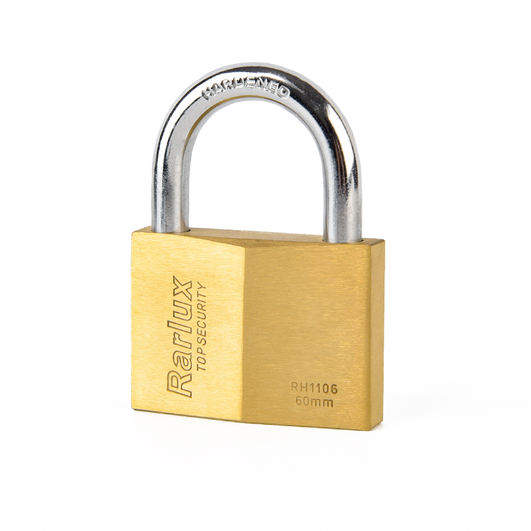 Rarlux Top Security Solid Padlock 3 Nickel-plated Keys Brass Padlock
