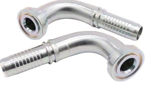 Stainless Steel Flange Swaged Hose Fitting 6000psi 87691 hydraulic hose flange