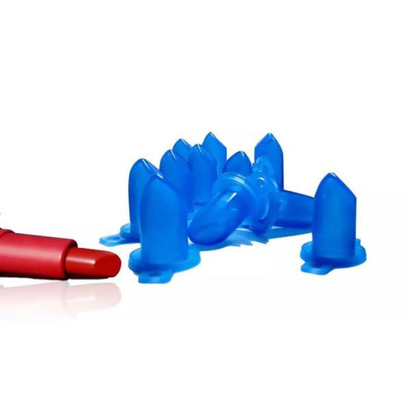 10 Cavities Half Silicone Lipstick Lip Stick Metal Aluminum Mold