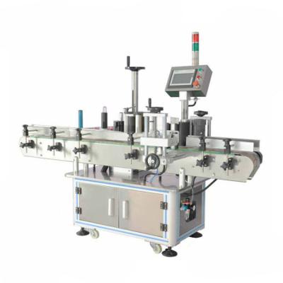Equipamento automático da máquina de etiquetas da única cara precisa para garrafas redondas