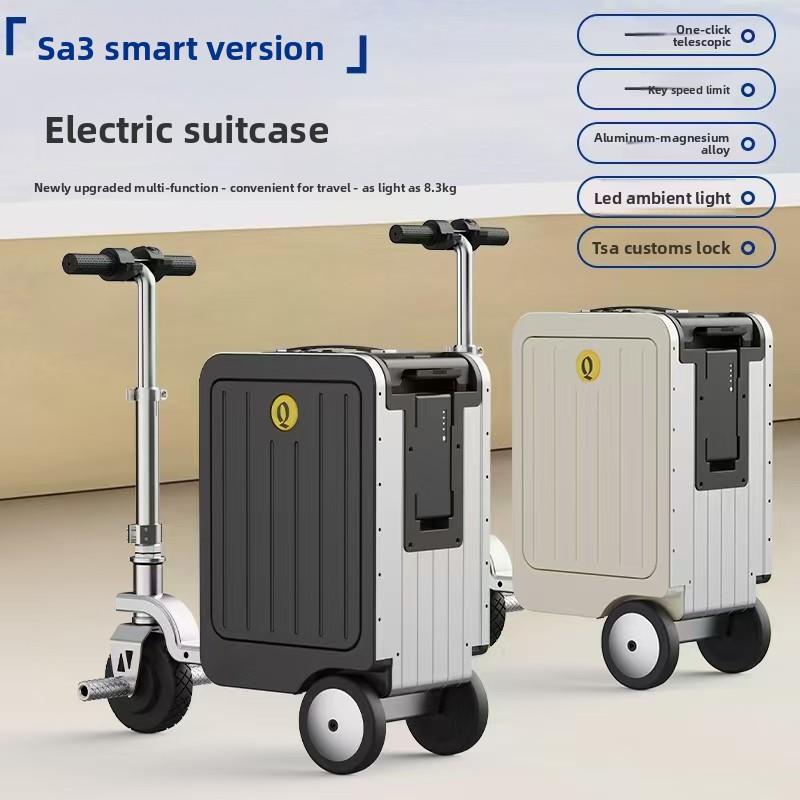 WINLEG Convenient Sports Style Bluetooth G-Manned Remote Control Luggage with Riding Feature