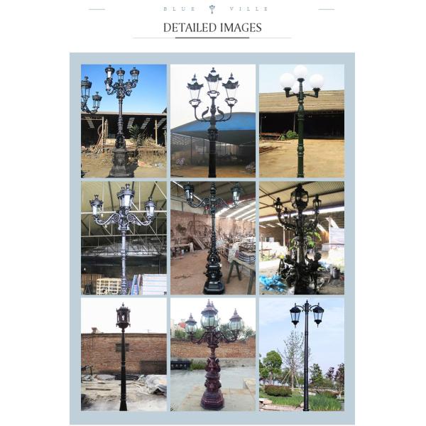 Victorian Style Antique Cast Street Lamp Post Garden Light Outdoor