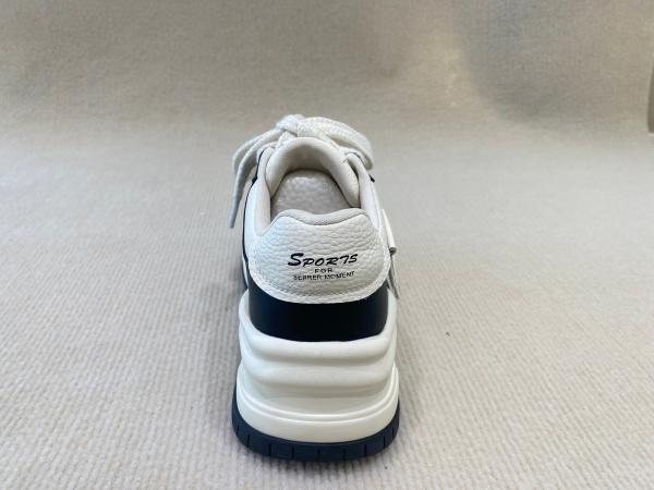 Thick Soled Womens Trainers Leather Breathable Best Walking Shoes For Women