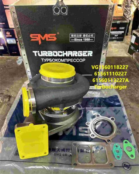 VG1560118227 61561110227 61560113227A Turbocompressor HOWO Peças de camião Turbocompressor Turbina Supercompressor WD615