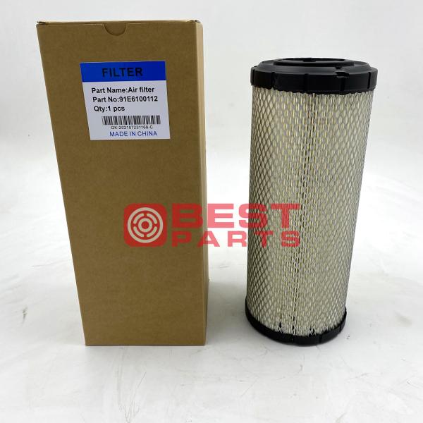 Excavator Engine Spare Parts Air Filter Element 91E6100112 P822768