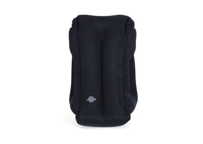 Waterproof Blow Up Travel Pillow , Black / Blue Self Inflating Travel Pillow