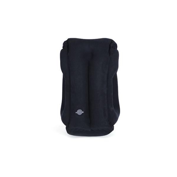 Waterproof Blow Up Travel Pillow , Black / Blue Self Inflating Travel Pillow