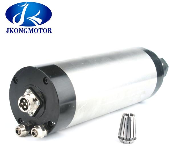 Φ125 4.5KW ER25 Spindle Motor Water Cooled For CNC Router 220V / 380V