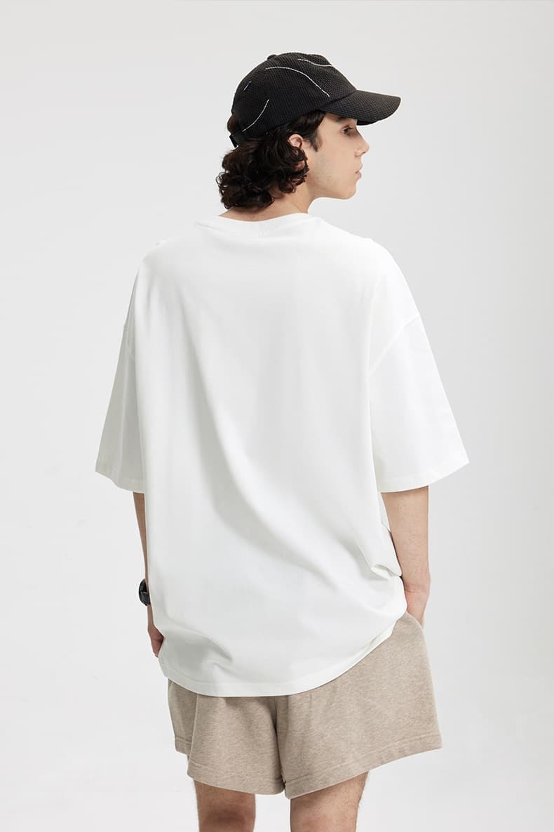 Custom Oversized Graphic Puff Print T-Shirt for Streetwear Brands