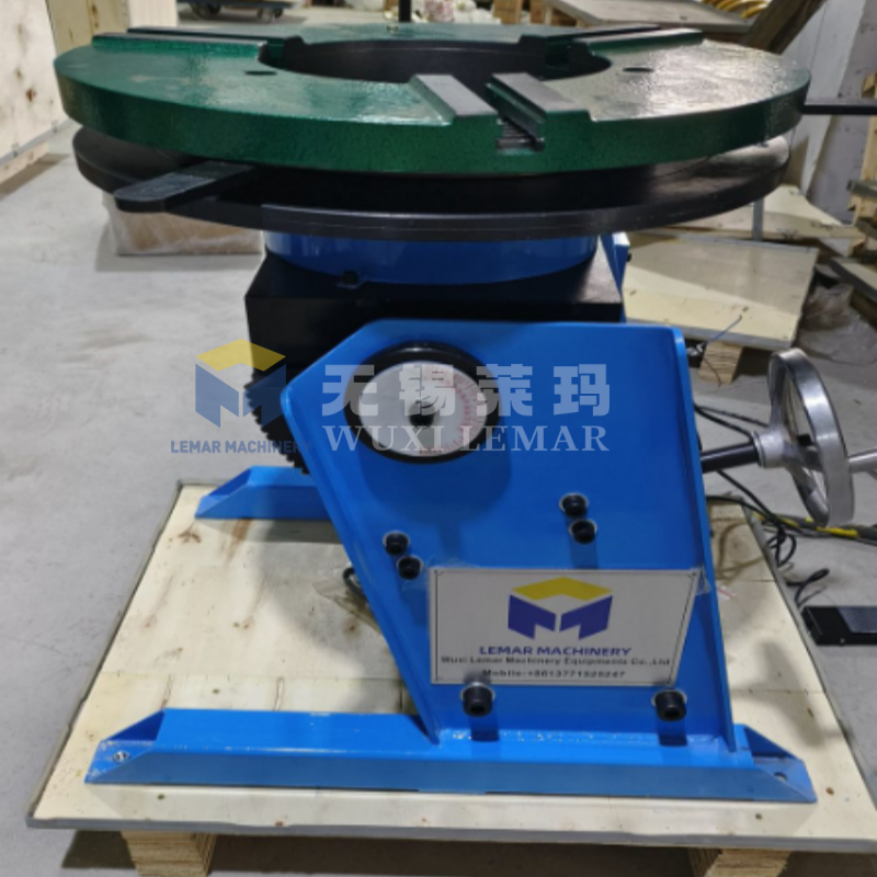 300kg Welding Positioner Welding Turning Table for Pipe Flange Circumferential Welding
