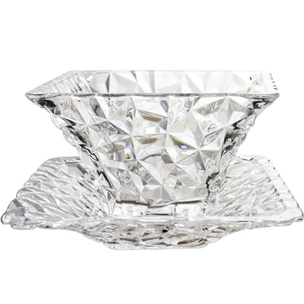 Hot selling High Quality Clear Ice Cube Collection Transparent Square Bowl
