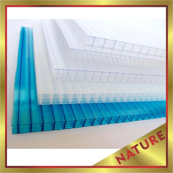 honeycomb polycarbonate panel,PC honeycomb sheeting for construction,greenhouse,excellent polycarbonate panel!