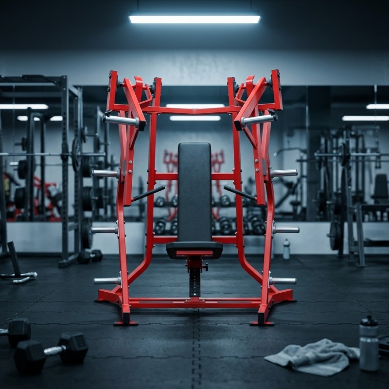 Commercial Foldable Incline Press Machine with Customized Logo for Upper Body Strength Training