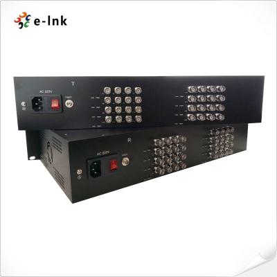 dados video RS485 do conversor PTZ da fibra de 32Ch HD AHD CVI TVI CVBS