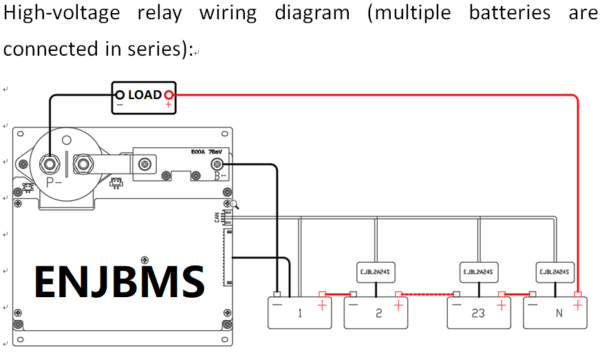Home High Voltage BMS 40S 150A Lithium Battery BMS Master Slave RS485 / CANbus Communication