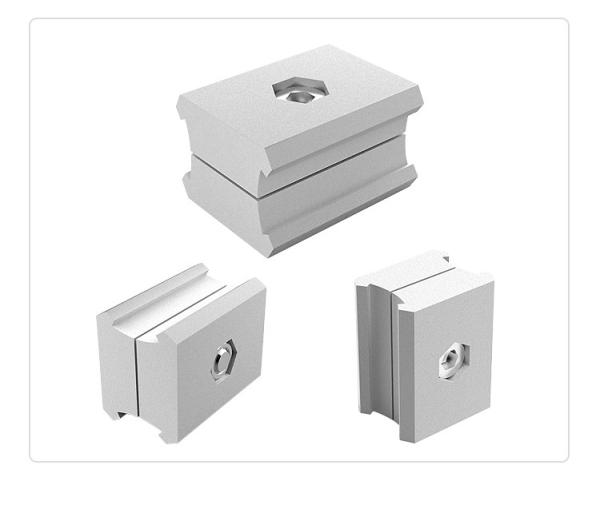 アルミパイプジョイント リーンパイプ パラレル 19mm コネクタ ラックシステム 産業用コネクタ アクセサリー