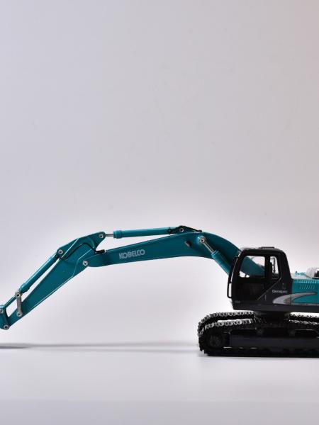 Excavator Model KOBELCO Original Simulation Metal Alloy Car Shinko SK200 Decoration Non-toys