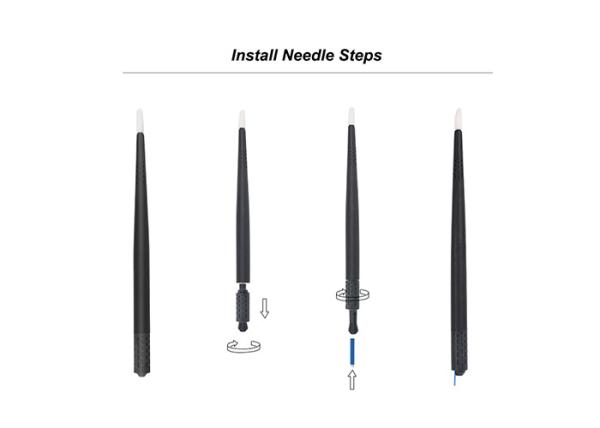 Black Universal Eccentric Microblading Blade Holder Face Deep Biodegradable Universal Eco - Holder