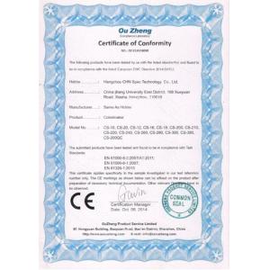 CHNSpec Technology (Zhejiang)Co.,Ltd Сертификации