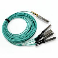 200G QSFP56 à 4 x 50G SFP56 câble optique actif, câble AOC 10M pour le centre de données