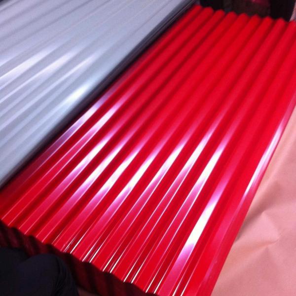3mm Thick PPGI Roofing Sheet Galvanized Corrugated Passivation Treatment