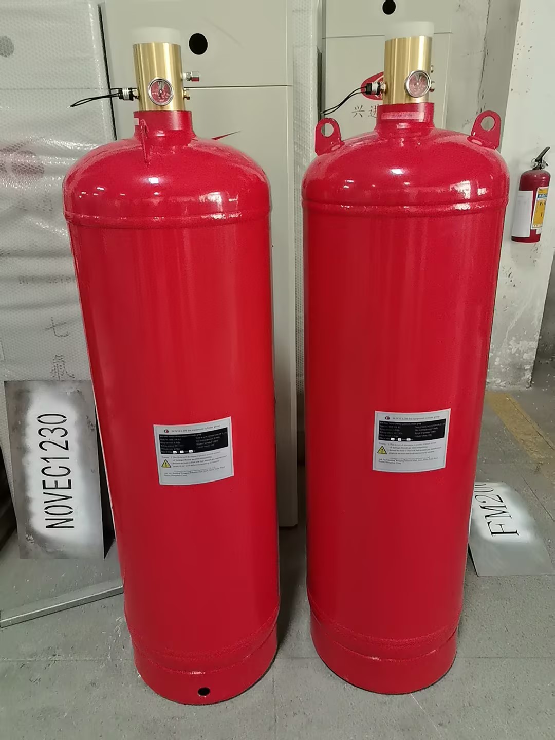 High Pressure Novec1230 Storage Cylinder for Automatic Fire Suppression System with Steel Construction