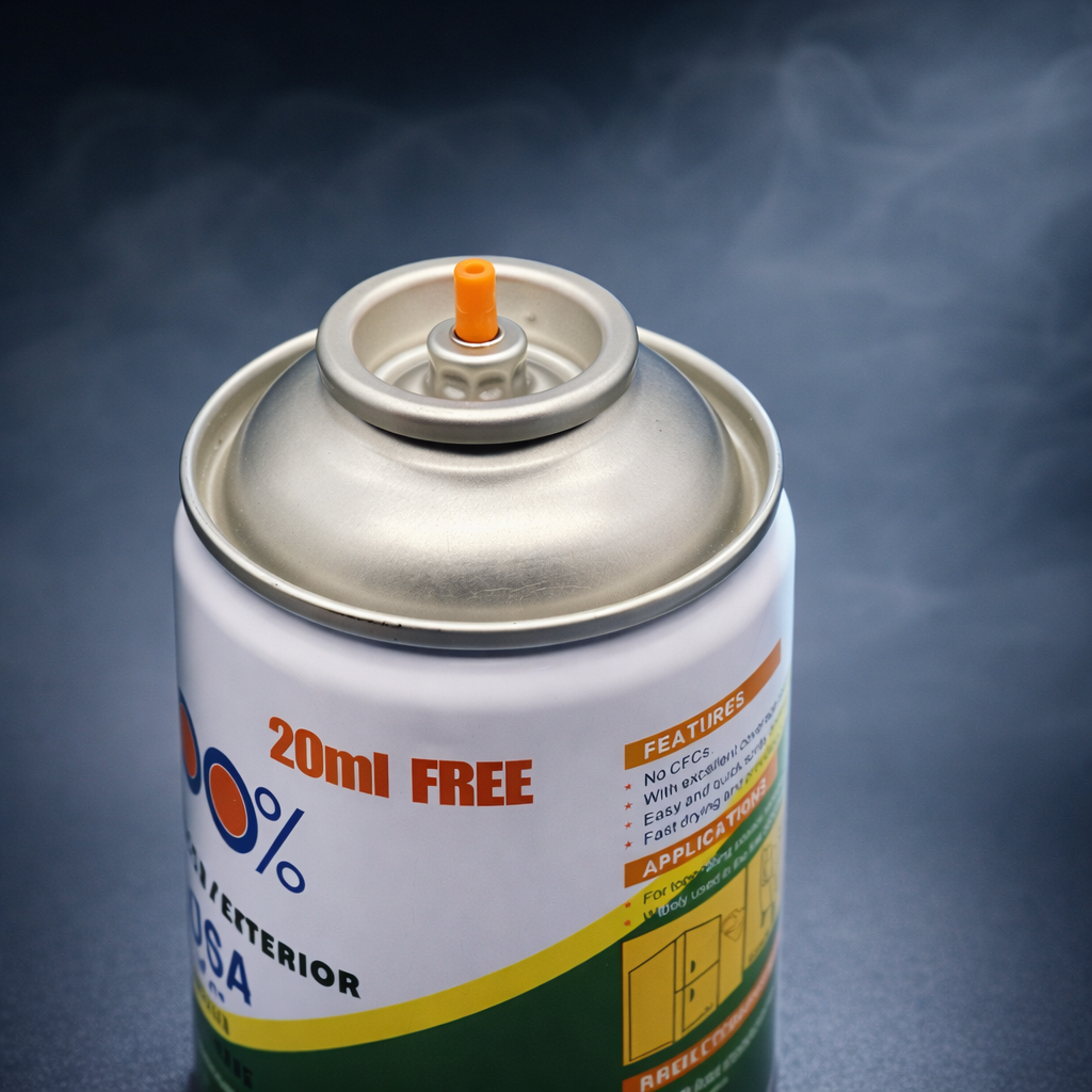 Premium Finished Male Aerosol Paint Valve for Visual-Critical Packaging