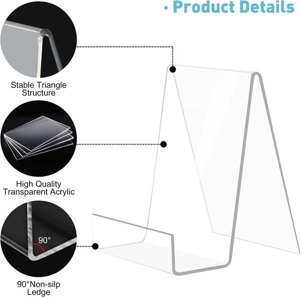 4.5 Book Easel Display Stand Bookshelf Holder Tablets Newspapers Magazines Notebooks Textbooks CDs