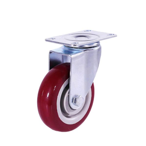 Industrial Heavy Duty Tread Silent Dual Swivel Locking Caster Wheels for Customization