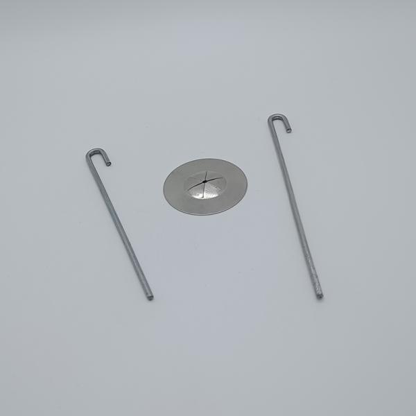 Aluminum J Hook For Solar Panel & Metal Speed Clips With Bird Wire Mesh