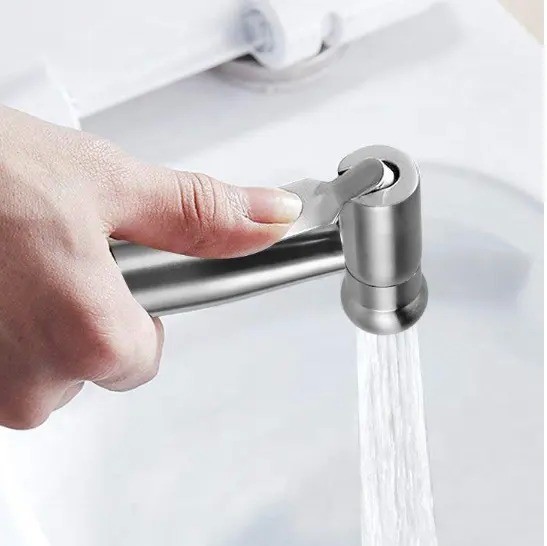 Popular Handheld Stainless Steel Toilet Shattaf Bidet Diaper Bidet Water Sprayer