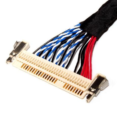 1.0mm Pitch LVDS Wire Assembly HRS Df19 JAE FI-X 30 EDP Transmission