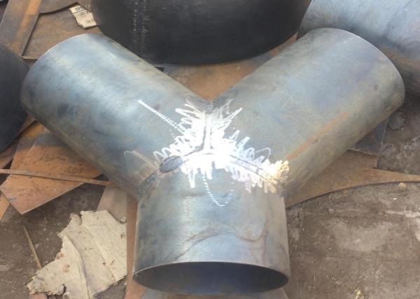 Pipeline Y - Shaped Butt Welded Tee Pipe Fittings