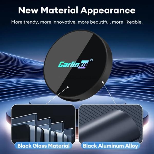 HD2CP Pro Wireless Adapter Carplay Android Auto to Hdmi Video Input Conversion Box Compatible with CarPlay Wired Cars