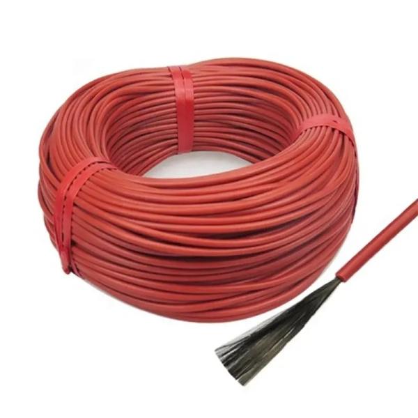 Coberturas elétricas que derretem a borracha de silicone 18K isolado da fibra do carbono do cabo de aquecimento 20ohm
