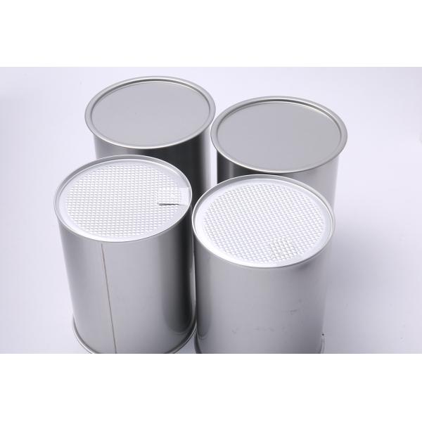 800gsm 1000gsm Tall Tin Cans Tall SGS Round Tin Containers With Plastic Cap