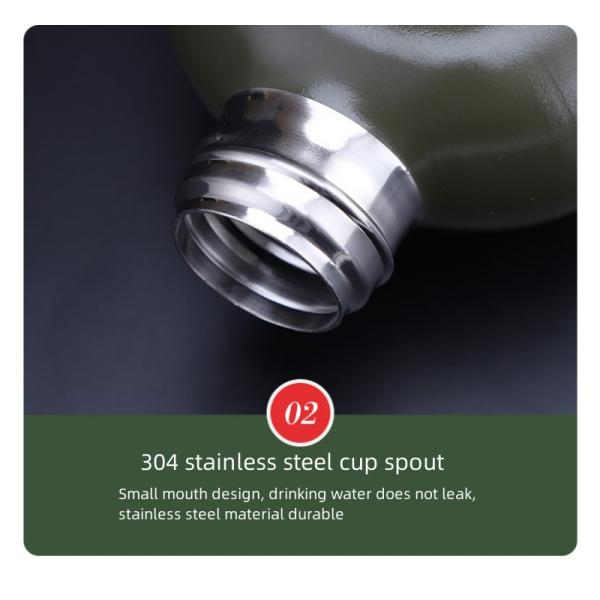 304 Stainless Steel Kettle Military Water Bottle Camouflage 800ML