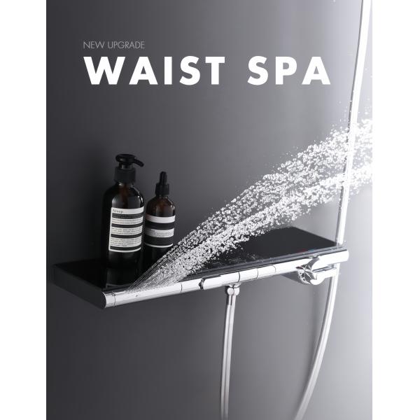 Luxury Concealed Valve Showers Four Outlets Multi Modes Spray Pressurized Chromed