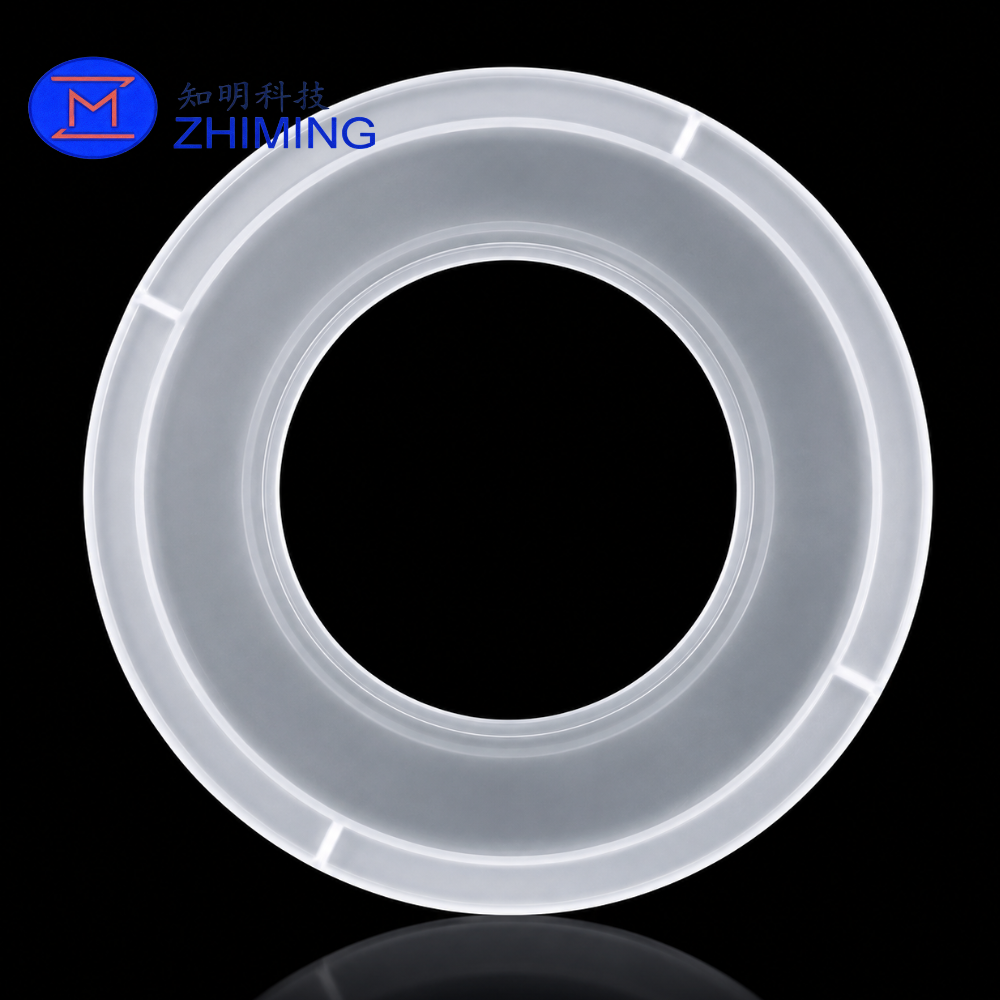 High-Purity Fused Quartz Retaining Ring with Stepped Annular Structure
