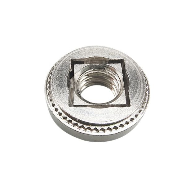 Steel Material Self Locking Clinch Nuts Zinc Plated Floating Nut Earthquake Resistance