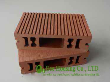 Anti-moisture Outdoor WPC decking For Balcony, Easy Installation and Environmental Friendly