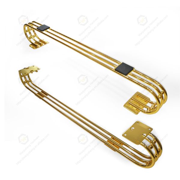 Newly Designed Decorative Hardware Furniture Legs Gold Cabinet Feet Household Sofa Metal Base Frames and Long Iron Sofa Legs