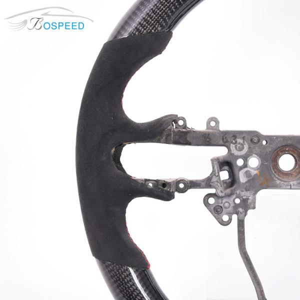 ODM Black RGB Honda Carbon Fiber Steering Wheel Leather Sports New