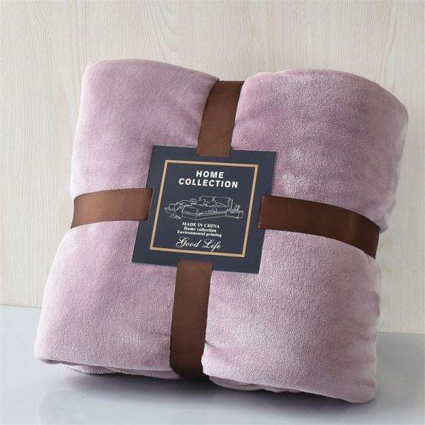 Custom Anti Pilling Fleece Hotel Blanket Hotel Room Blankets