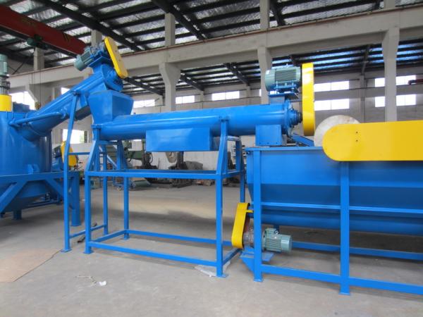 Waste PP/PE Film Screw Press Dryer Plastic Recycle Washing Line