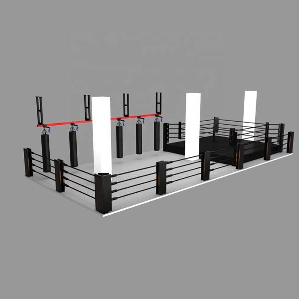 Martial Arts Square MMA Punching Bag Rack HIIT Training System