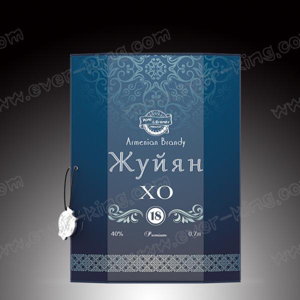 Подарочная коробка кожи ликера высокой отметки роскошная подгонянная для рябиновки