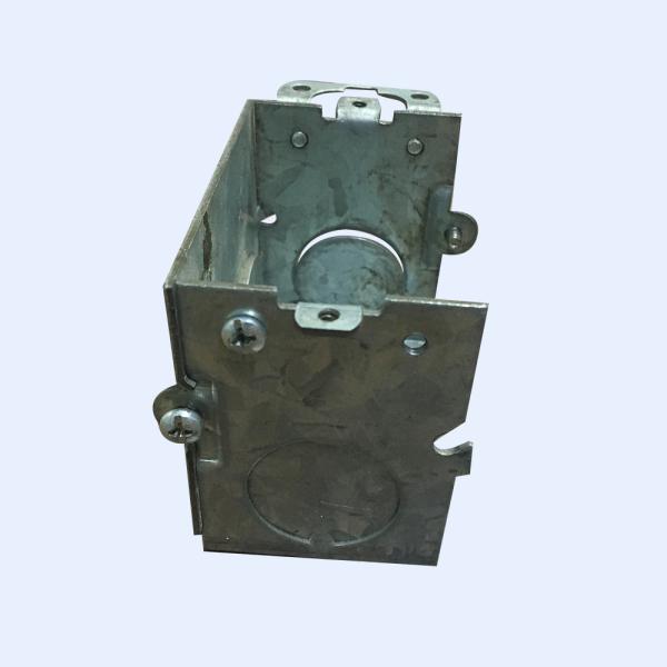 0.80mm Thickness Electrical Box Support Bracket Pre Galvanized For BS4568 Conduit